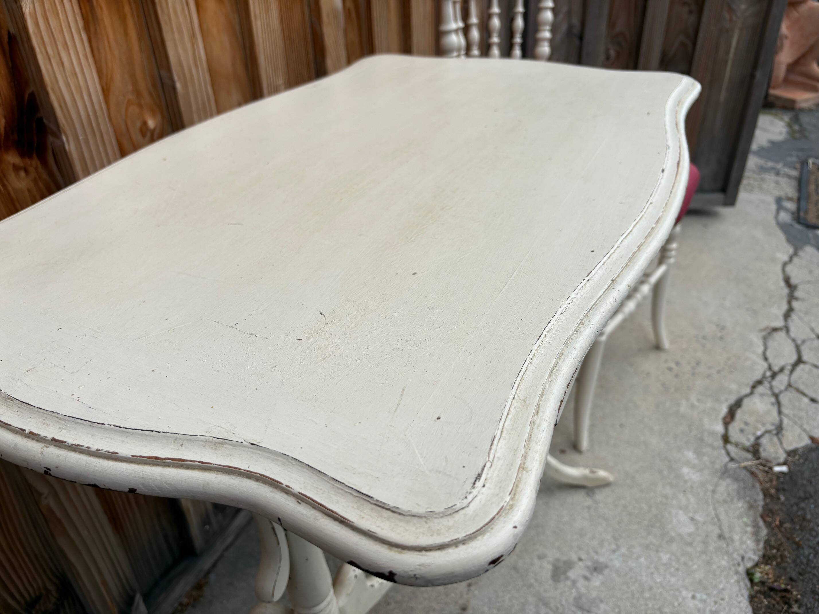 Antique dressing table with Napoleon III style chair