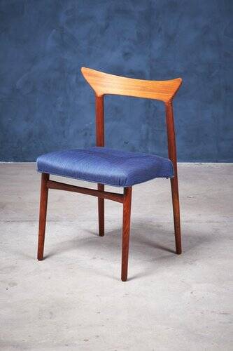 Vintage Teak Dining Chairs by Kurt Østervig, 1960s, Set of 6