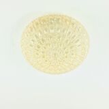 Large Amber Bubble Glass Ceiling Ceiling Light - H.Tynell, Limburg, 1960s