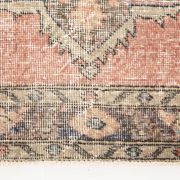 3x13 Pale Red Vintage Runner Rug, 85x388Cm