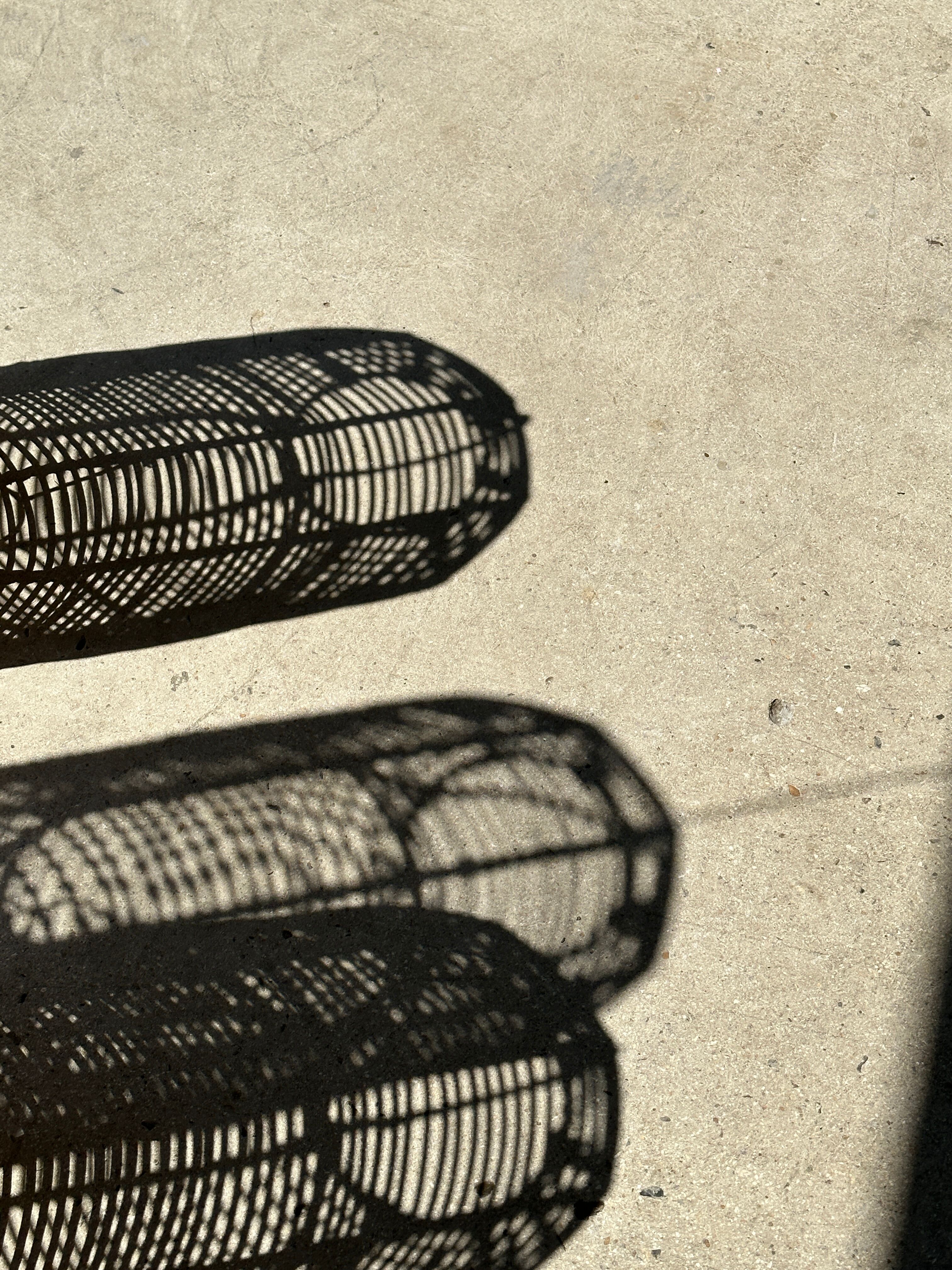 Small lantern-shaped rattan suspension H35 D15