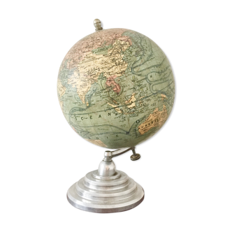 World map globe Earth vintage