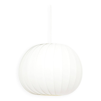 Lampe Menuett blanche de L. Schioler, Danemark 1972