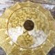Yellow Clichy glass pendant lamp
