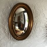 Miroir ovale bombe sorcière ancien