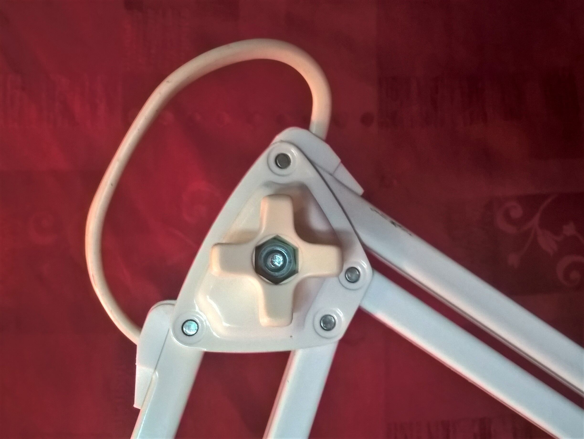 Swedish architect's lamp on vintage stand ~ sp brand ~ 1970s