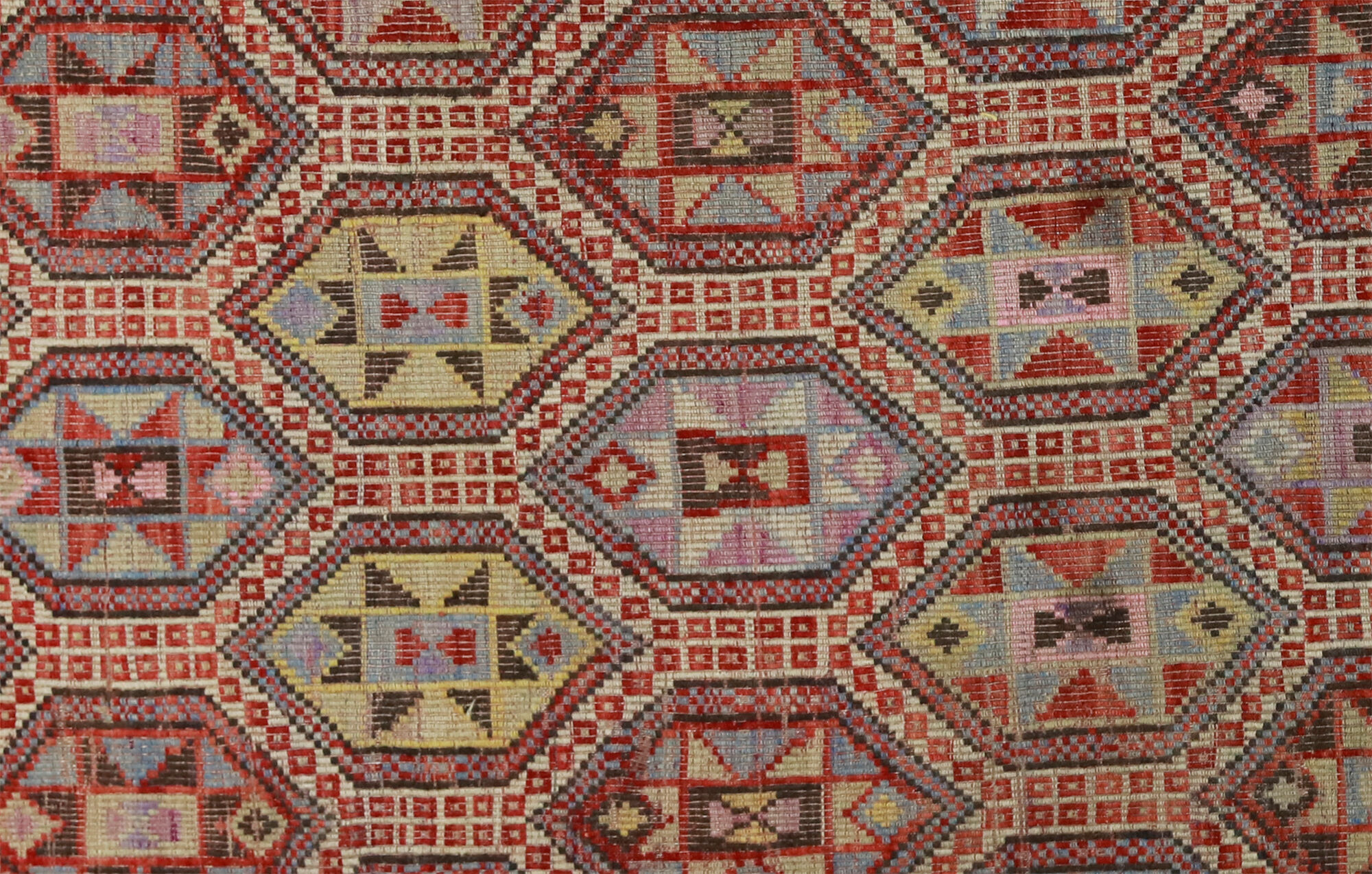 Anatolian handmade kilim rug 288 cm x 166 cm