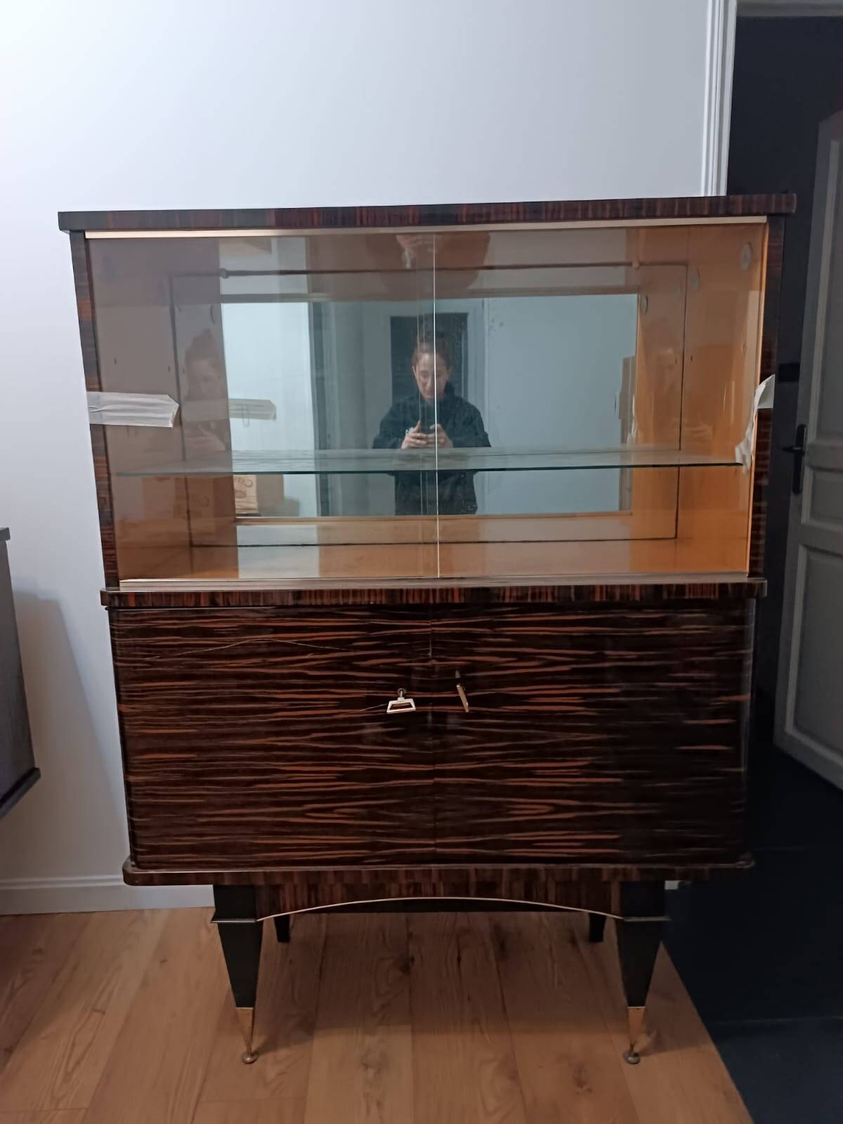 1960s vintage display cabinet NF