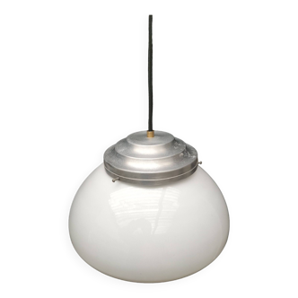 Opaline art deco pendant light