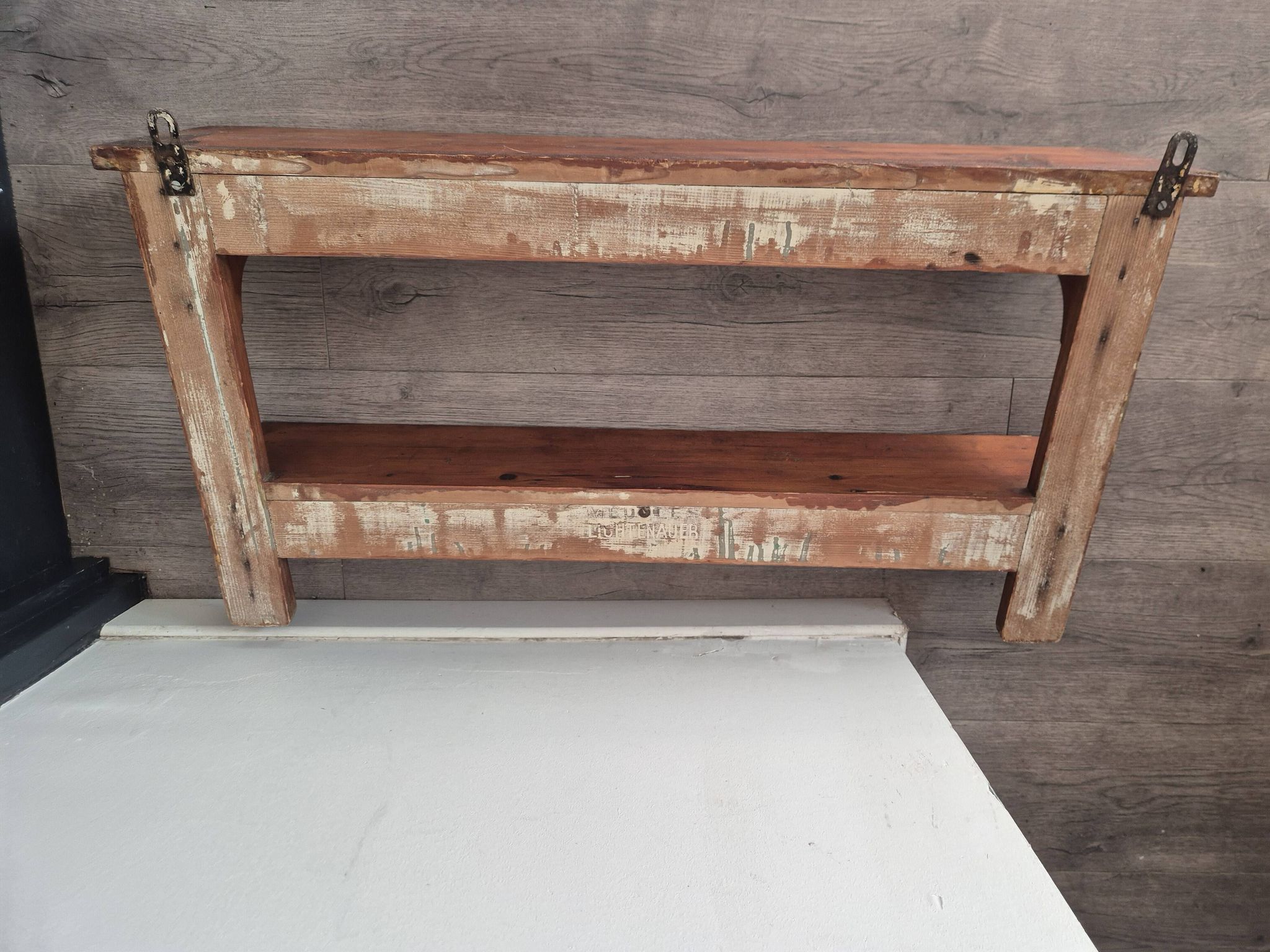 etagere murale vintage en bois meubles lichtenauer