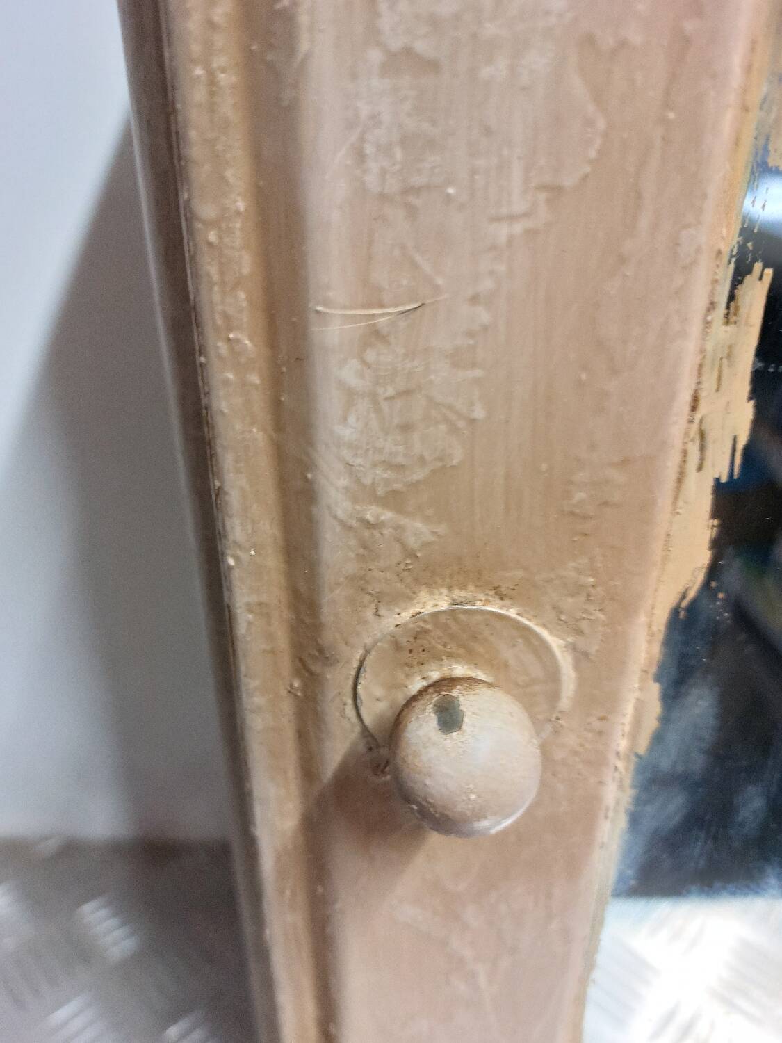 Old vintage mirror medicine cabinet