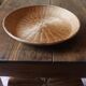Round basketry top vintage wicker
