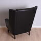 Scandinavian leather armchair, 1960s