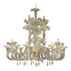 Imperial Venetian "Cà Rezzonico" Gold Murano Glass Luxury Chandlier