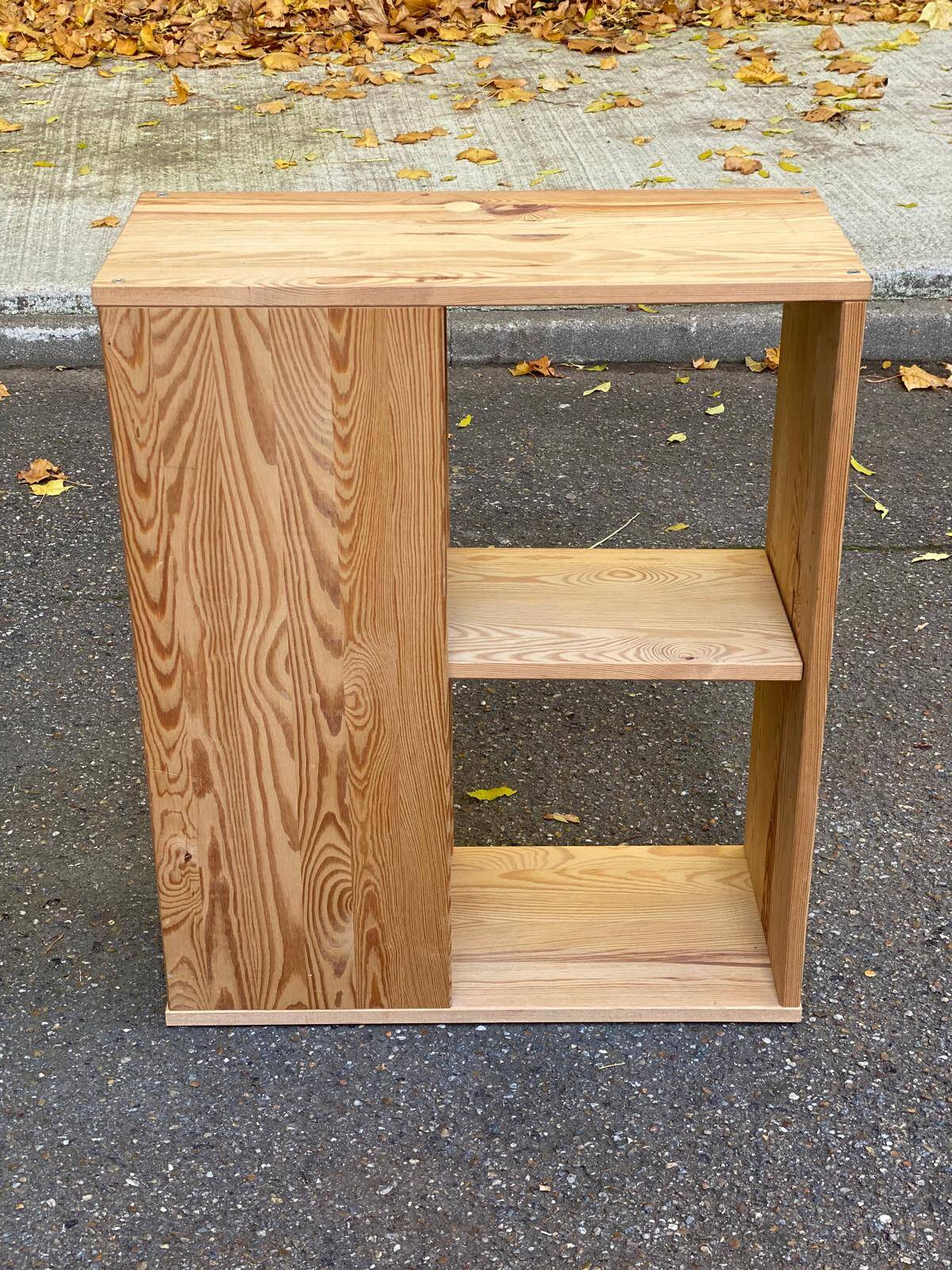 Scandinavian solid wood shelf, 1980