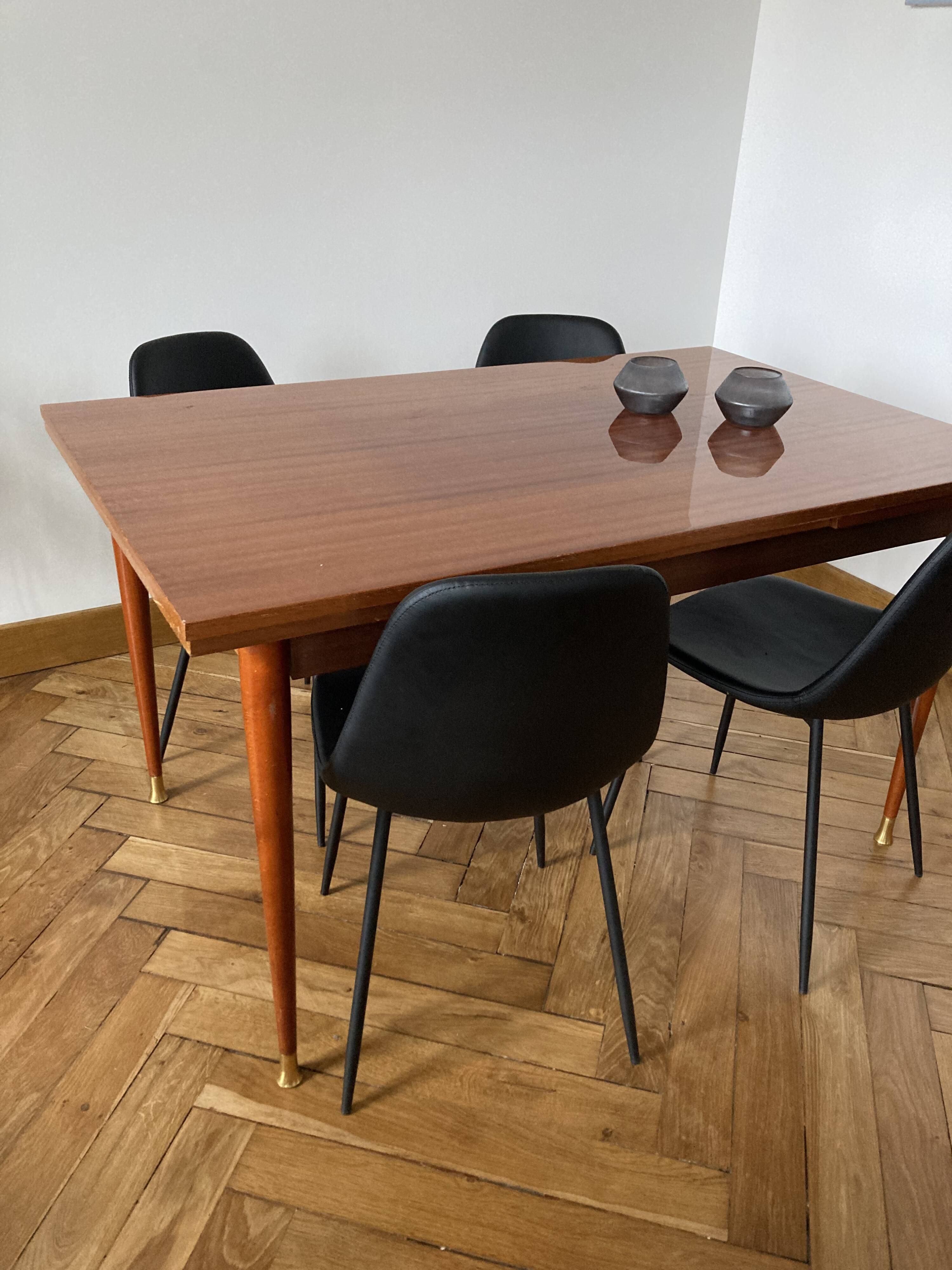 Scandinavian-style rectangular table