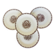 4 dessert plates from Sarreguemines, Argonne model 210712