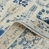 9x12 Antique 57s Classic Pattern Blue Persian Area Rug, 282x385Cm