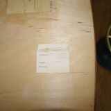 Large vintage teak mirror germany 1960