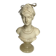 Buste de femme en albâtre et onyx