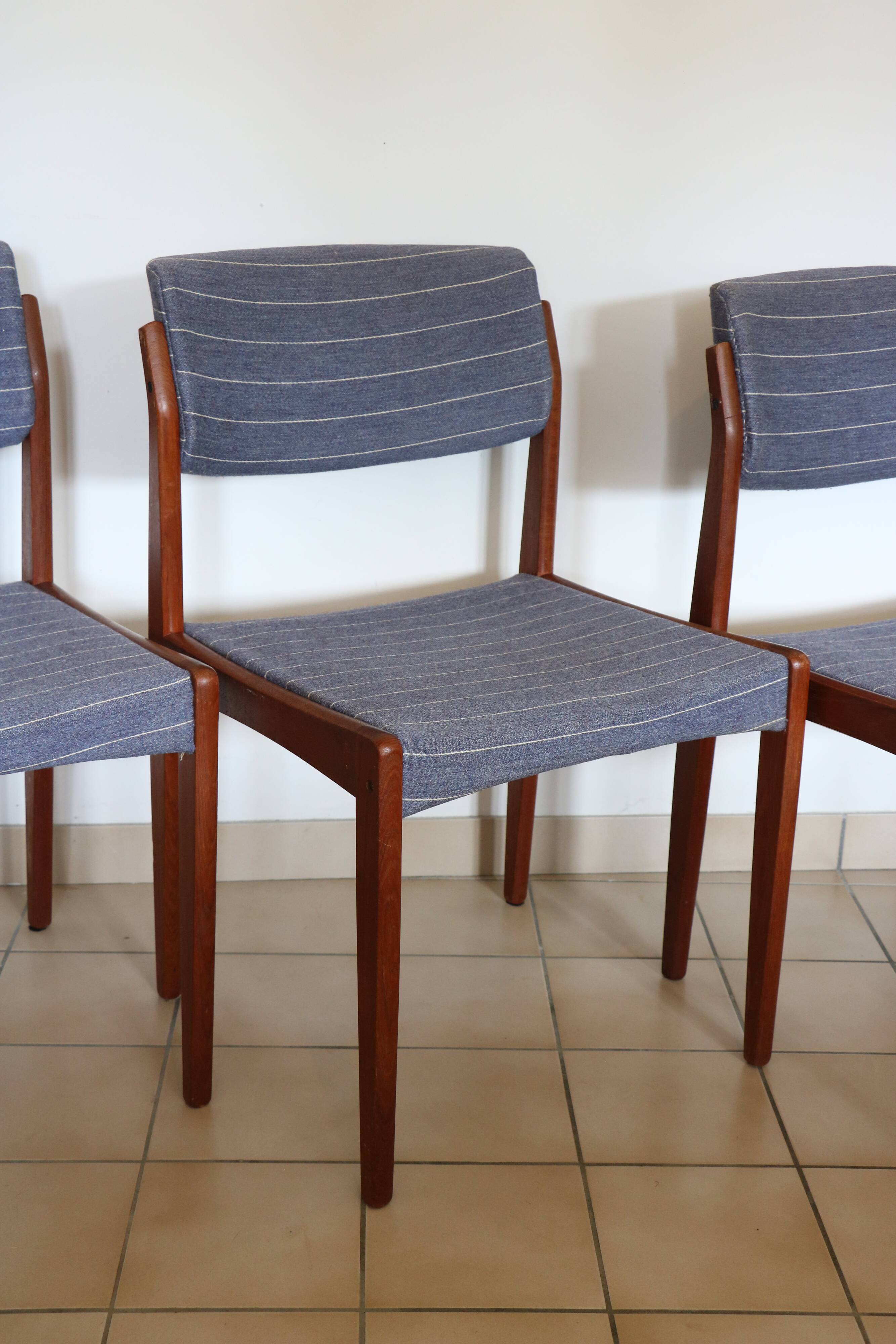 6 chairs by HW Klein for Bramin, Denmark, 1960