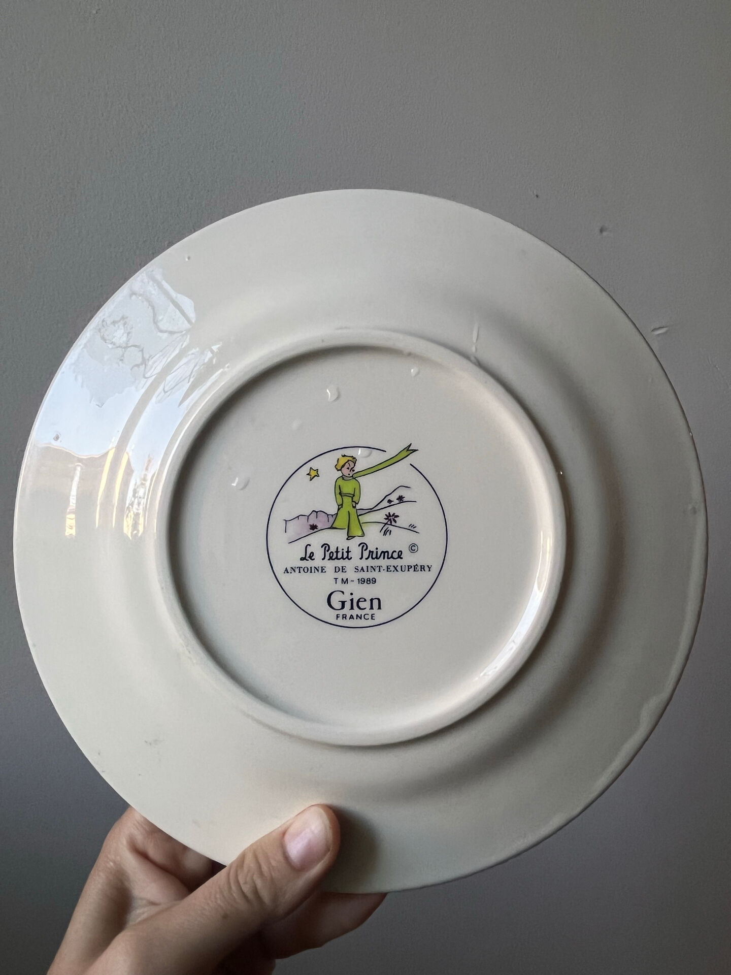 Gien Little Prince plate