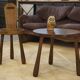 Ensemble de 2 chaises et une table brutaliste pour enfant 1960’s