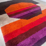 XXL DESSO carpet vintage pop art color from the 70s Scandinavian design Holland