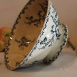 Ironware salad bowl, Gien, thistles model
