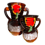Duo of Vallauris vases