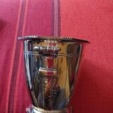 Silver metal ice bucket