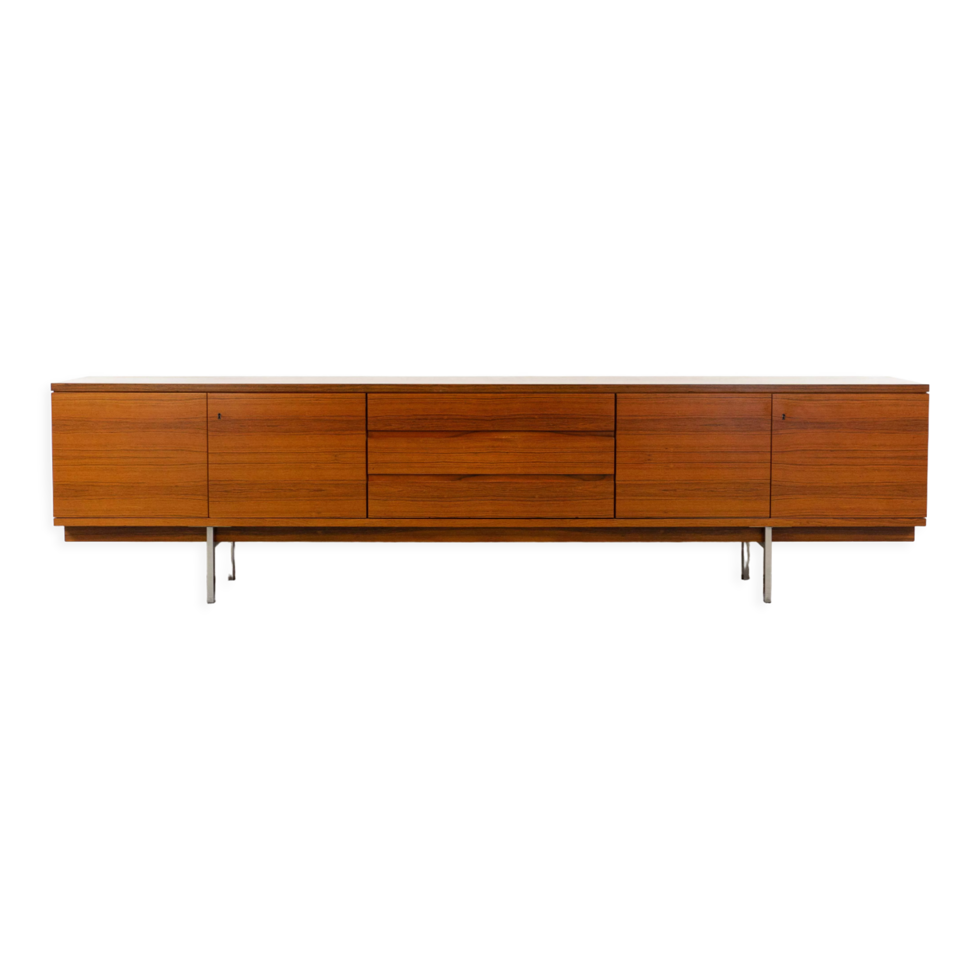Minimalistic mid century sideboard in rosewood