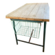 Bureau fer et bois