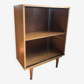 Bibliothèque vitrine étagère vintage scandinave 1960