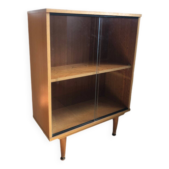 Bibliothèque vitrine étagère vintage scandinave 1960