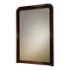 Grand miroir mural en bois mouluré