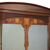 Cabinet stand with mirror Art Nouveau style