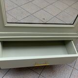 Old wooden bonnet cupboard