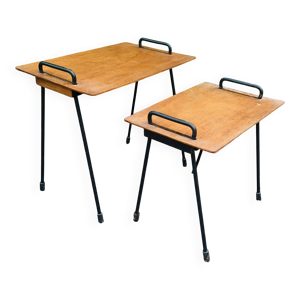Paire de tables gigognes