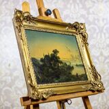 Natural Landscape, 19th Century, Oil on Hardboard