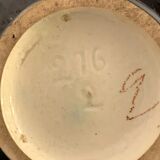 Vase soliflore en céramique française vernissée, 1920