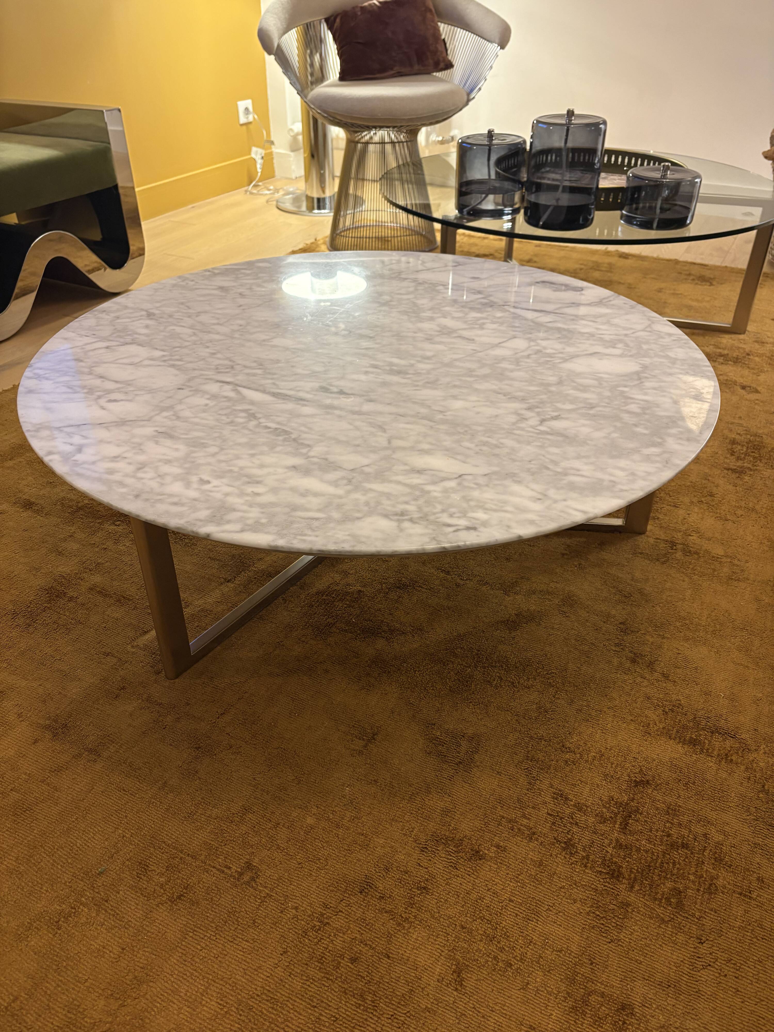 Marble coffee table