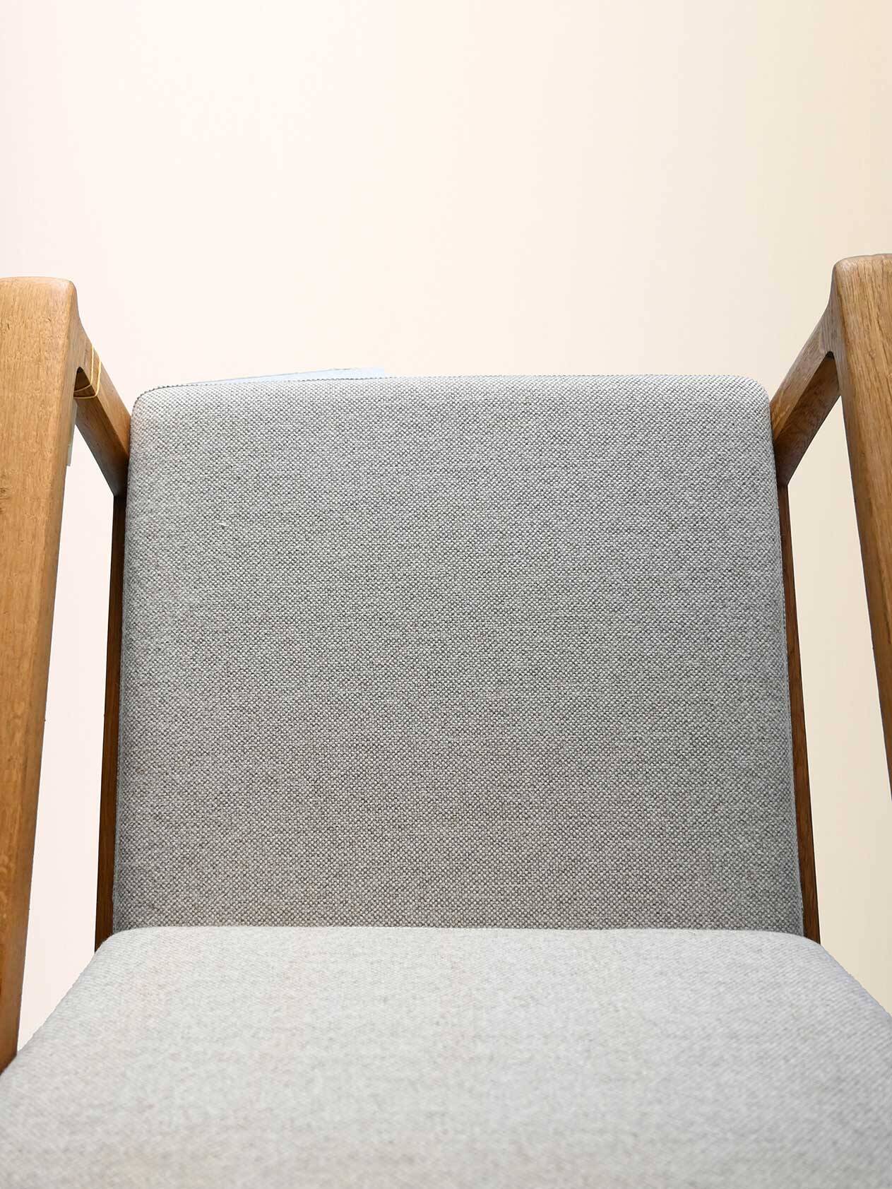 Fauteuil vintage danois Hans Wegner GE265 avec dossier fixe