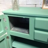 Vintage buffet mado green water