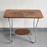 Vintage 1950s pedestal side table