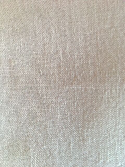 Old white linen sheet monogram TT 222 X 300 cm