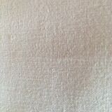 Old white linen sheet monogram TT 222 X 300 cm