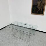 Dining table with folding base by Max Sauze Studio, France, 1970s