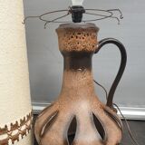 Ceramic floor floor lamp Danish Design 1970