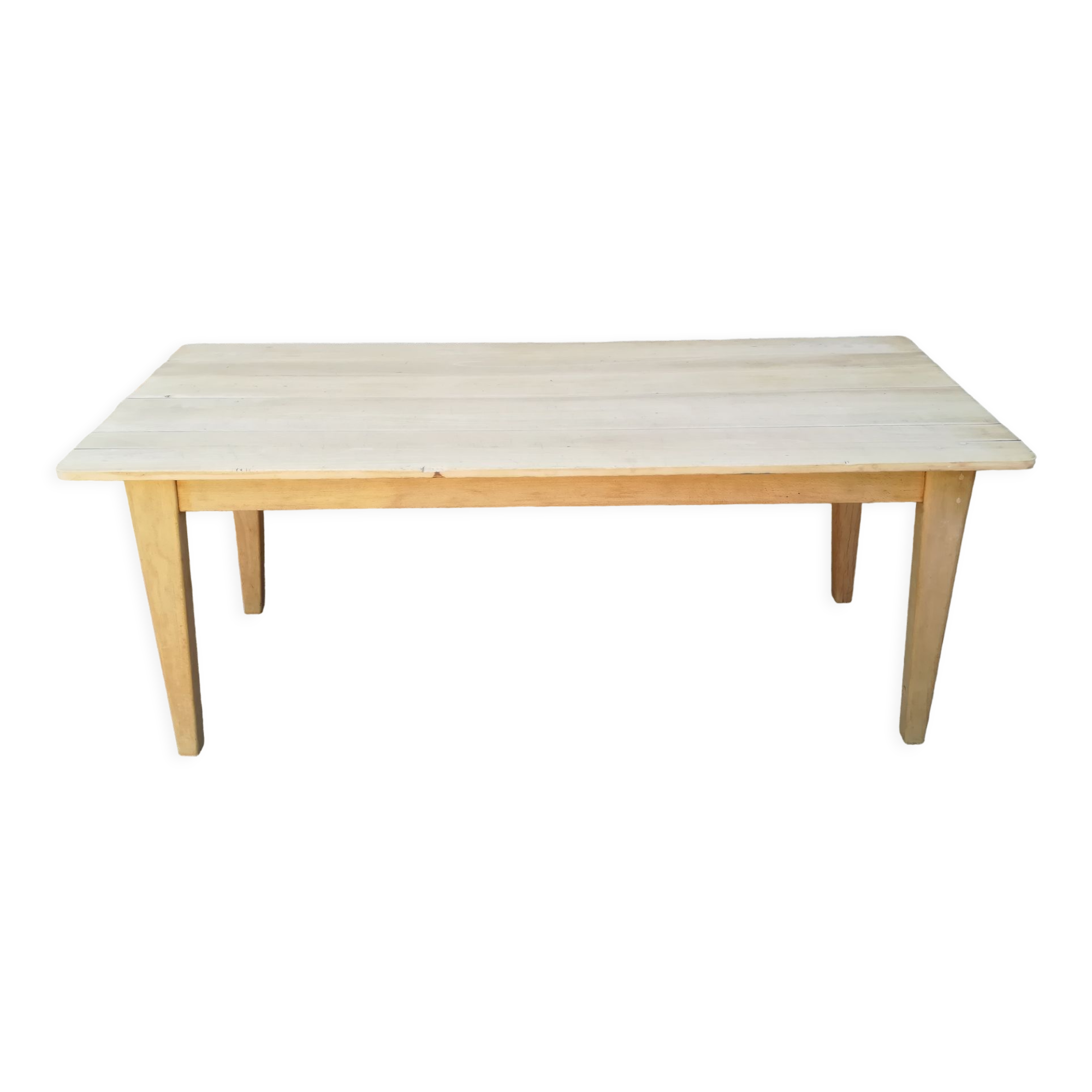 Beech farmhouse table
